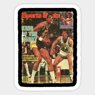 COVER SPORT - SPORT ILLUSTRATED - KING OF THE COURT Sticker